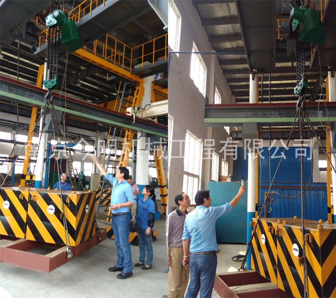 熱烈慶祝我司10T、20T氣動葫蘆順利通過驗收